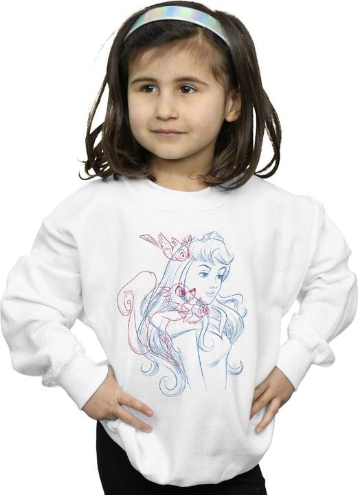 Image du produit Disney - Sweat AURORA ANIMALS SKETCH - Fille (140, 146)