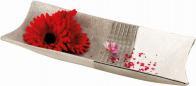IKO Grosse Schale silber/weisses Muster h=5cm b=39cm t=1