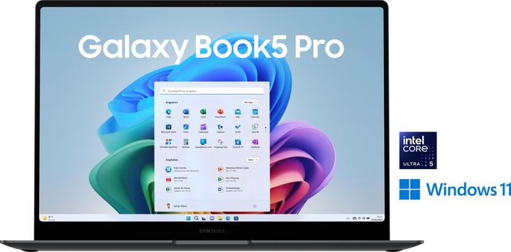 Actual product image Samsung Galaxy Book5 Pro (16", Intel Core Ultra 5 226V, 16 GB, 512 GB, DE)