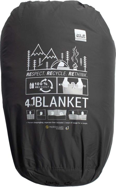 Produktbild Jack Wolfskin Ecosphere 4+1 Blanket +5 Hüttenschlafsack 3004991-1134