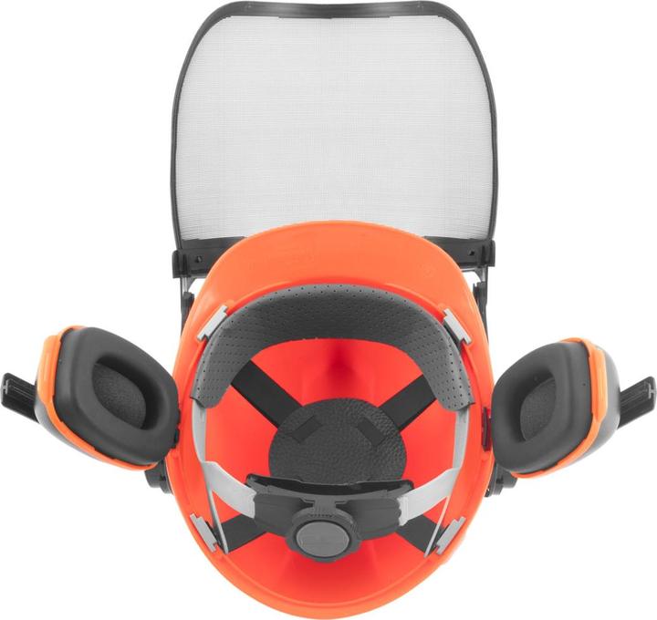 Produktbild Stahlwerk Forsthelm FH-100 ST mit Visier und Gehörschutz EN397 EN352 EN1731 (52 - 66 cm)