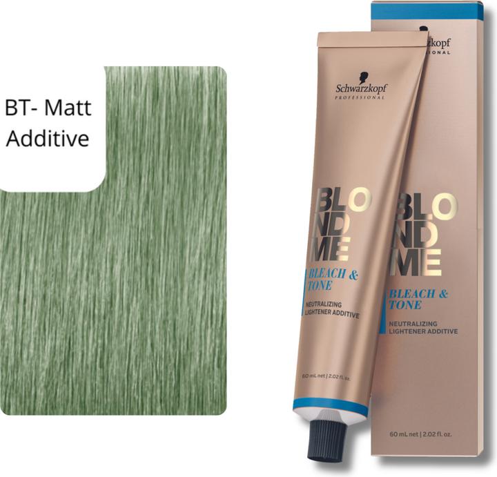 Produktbild Schwarzkopf Professional Schwarzkopf BLONDME Bond Aufrechterhaltende Haarfarbe für Blondinen - Tonen, Aufhellen, Highlighting (BT- Matt Additive)