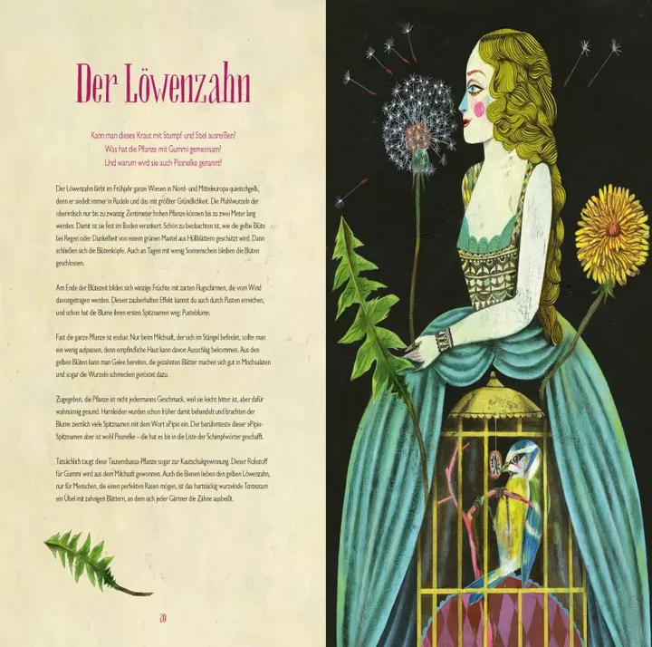 Actual product image Olaf Hajeks Buch der Blumen (German, Christine Paxmann, 2020)