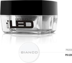 Actual product image Silcare High Light Led Gel Medium-Knelt Uniphase Gel To The Chiffon Bianco 15G (Bianco)