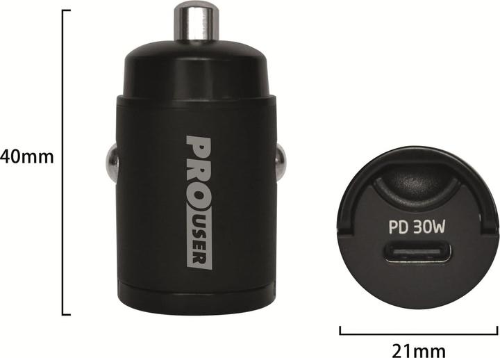 Image du produit ProUser Chargeur de téléphone portable Noir