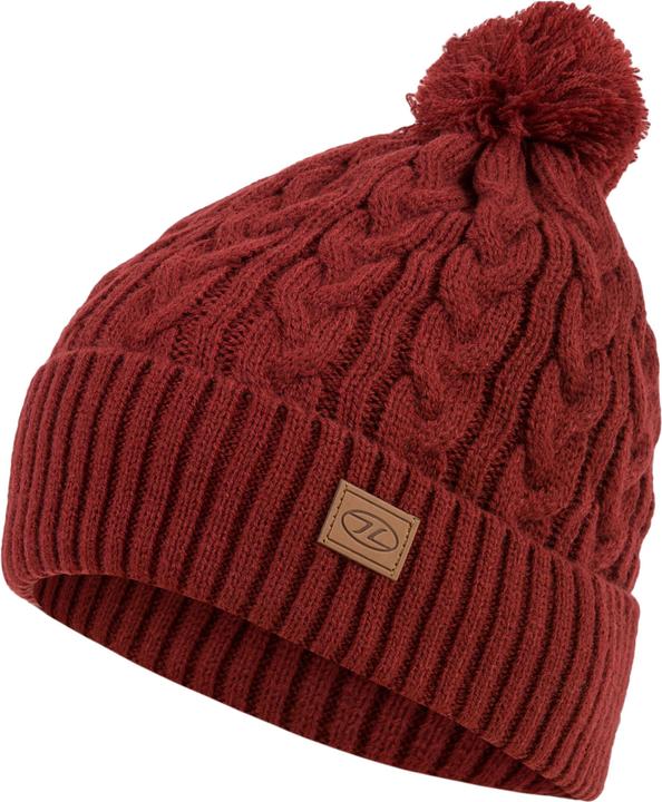 Produktbild Highlander Beira Lined Bobble Hat - Dark Red
