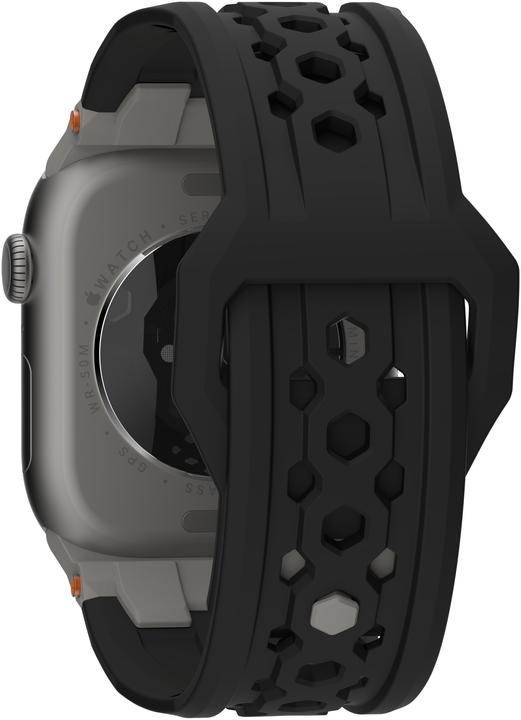 Produktbild UAG Urban Armor Gear Monarch Strap| Apple Watch Ultra/42/44/45/46mm| schwarz/titan (194158114036) (Silikon, Apple Watch)