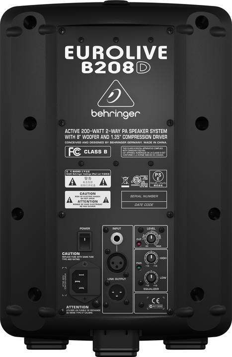 Produktbild Behringer Eurolive B208D (Aktiv, 1x 135 W)