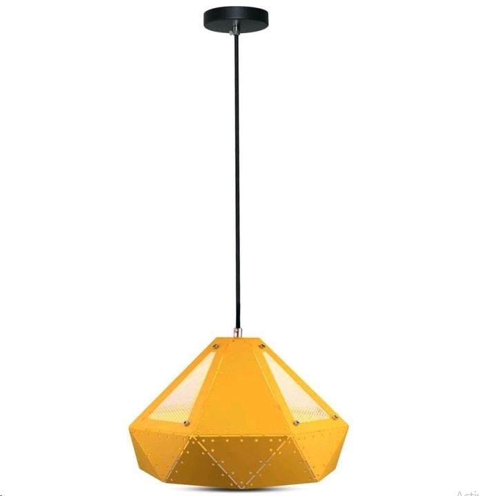 Produktbild V-TAC VT7310Y Hängelampe Pastell Prisma Gelb 310 x 180 mm (E27)