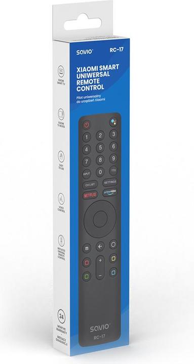 Actual product image Savio Savpilotrc17 Xiaomi (Universal remote control, Bluetooth)
