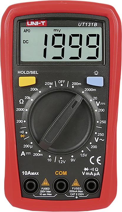 Immagine prodotto Steffen Multimetro AC/DC (0,2-250V/0,002-10A) CATII 250V rt/sw (CAT II)