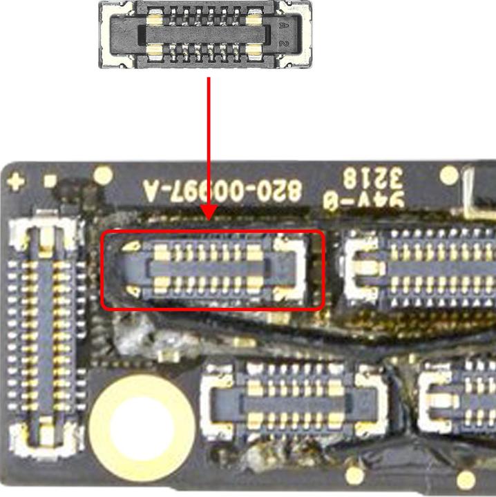 Produktbild Clappio Ersatzteil FPC-Verbinder Power-Button (iPhone XS Max)