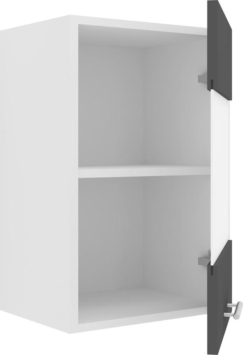 Actual product image VCM Kitchen Cabinet Width 40 cm Matt Glass Door Wall Cabinet Kitchen Kitchen Furniture Esilo (60 x 40 x 31 cm)