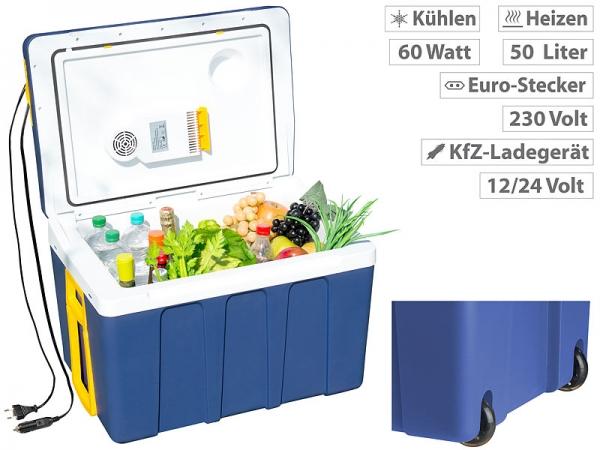 Image du produit Xcase Glacière thermoélectrique XXL à roulettes, 12/24 & 230V, 50 litres (50 l)