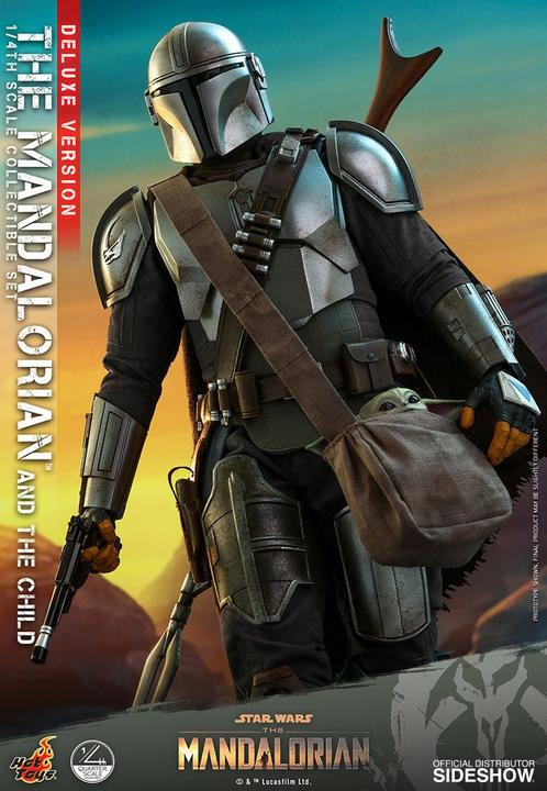 Immagine prodotto Hot Toys Star Wars - Il Mandaloriano "Il Mandaloriano e il Bambino" Deluxe 1/4 Action Figures