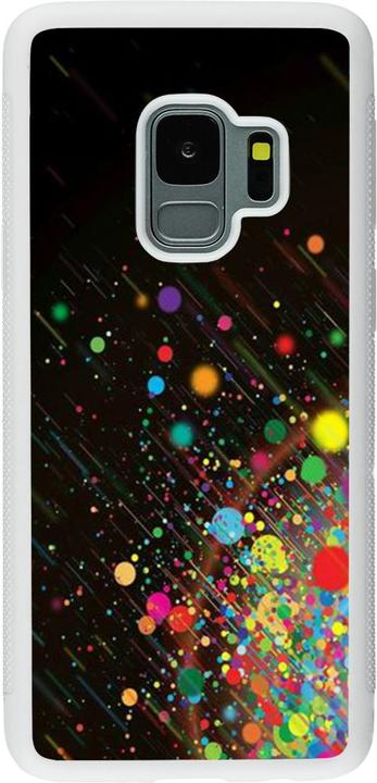 Produktbild PhoneLook Hülle Silikon weiss Abstract bubule lines (Samsung Galaxy S9)