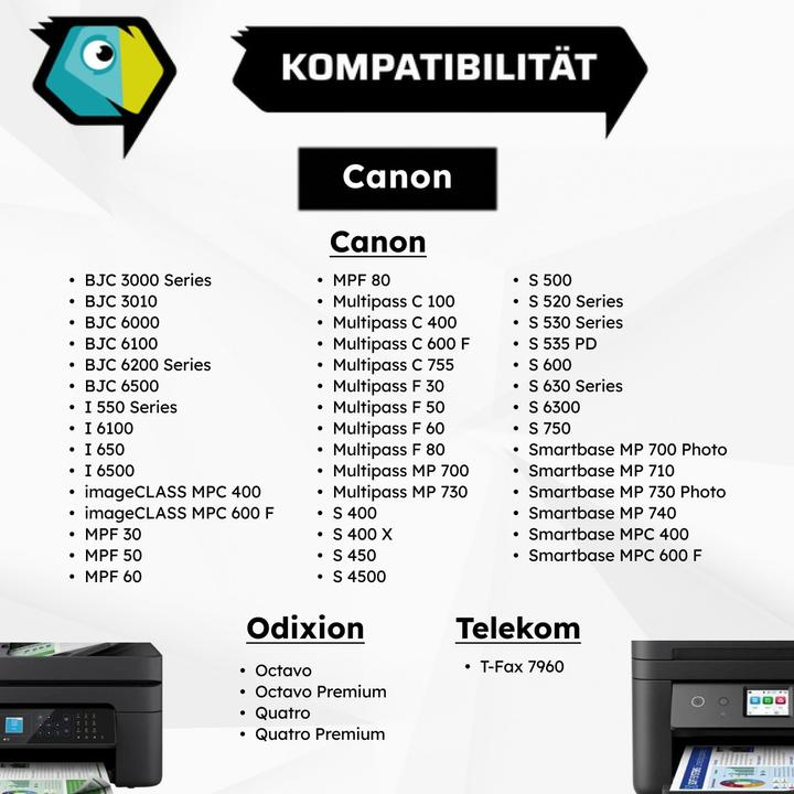 Produktbild Inkadoo Druckerpatronen kompatibel zu Canon 4479A002 / BCI-3EBK Tintenpatrone, schwarz Schwarz (BK)