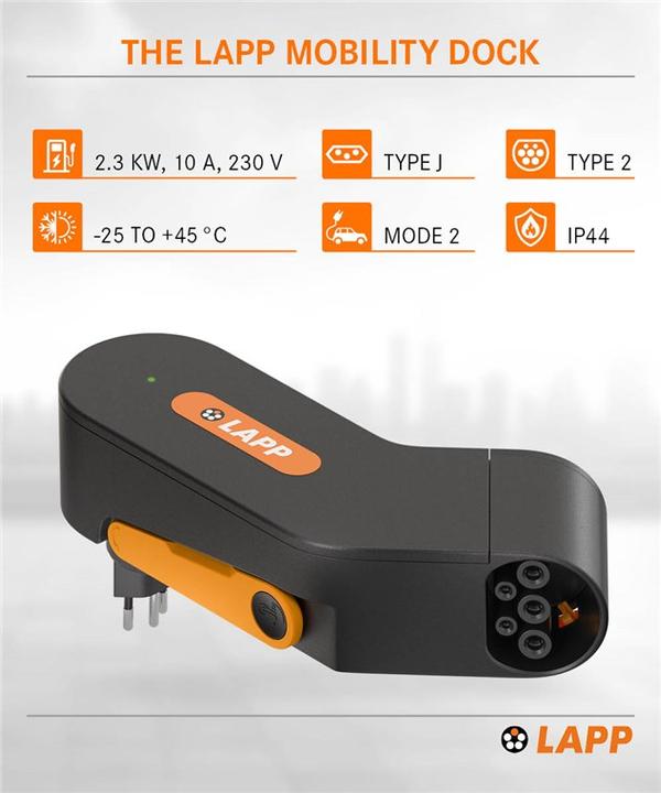 Actual product image Lapp Mobility Mobility Dock (Type 2, 1.80 kW, 8 A, Type 13)