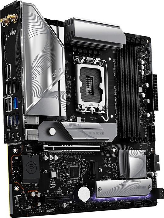 Actual product image AsRock B860M LiveMixer WiFi DDR5 Intel S retail (Socket S1, Intel B860, mATX)