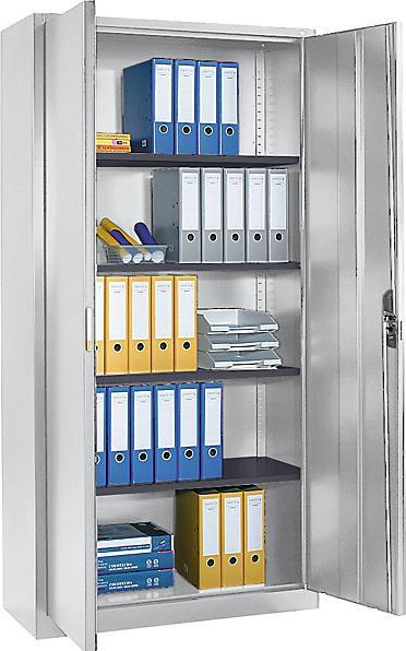 Immagine prodotto C+P Armadio in acciaio con porte a battente (100 x 42 x 198 cm)