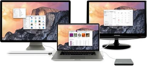 Actual product image LandingZone MacBook pro Retina 15" Dock (Docking port (proprietary), 1 ports)