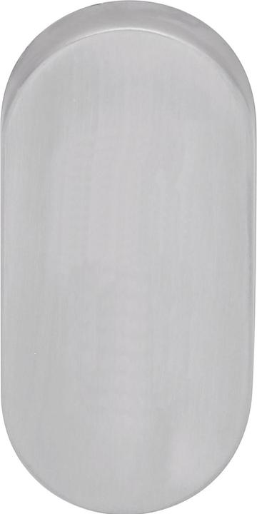 Ogro Blindrosette 6679 BL, Alu silber eloxiert, 31 x 69 x 9 mm (Türgarnitur)