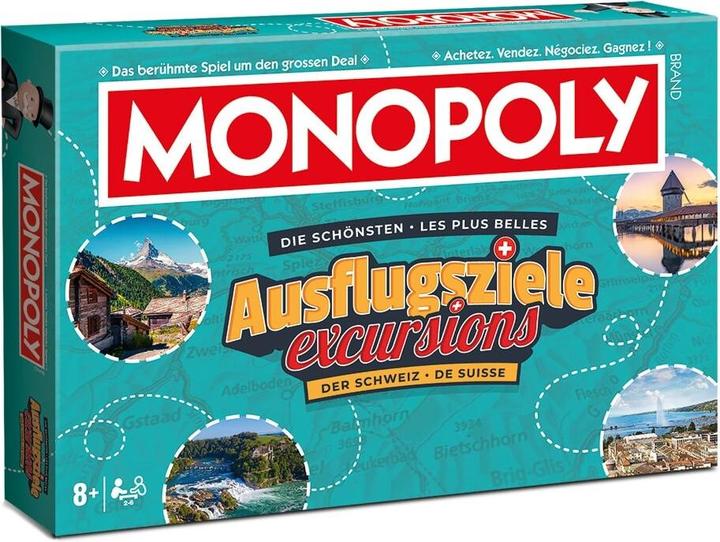 Immagine prodotto Unique Monopoli Le più belle destinazioni escursionistiche della Svizzera (Francese, Tedesco)