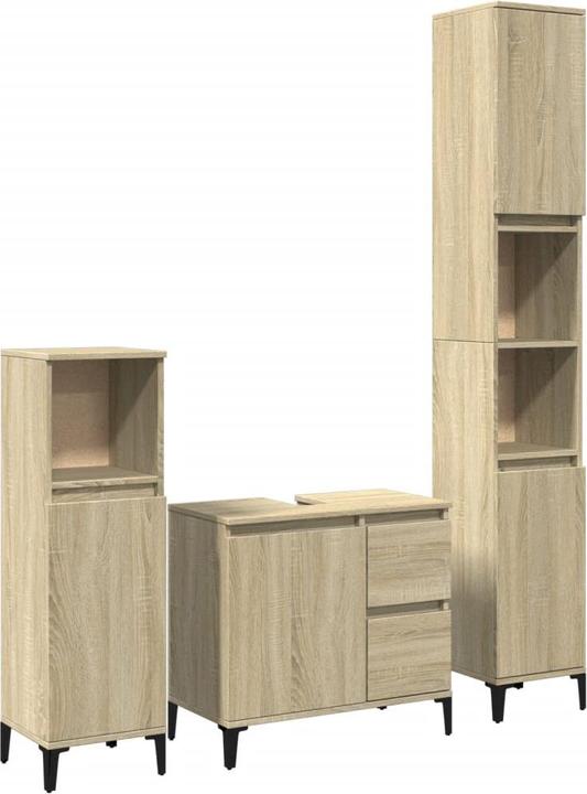 Produktbild VidaXL 3-tlg. Badmöbel-Set