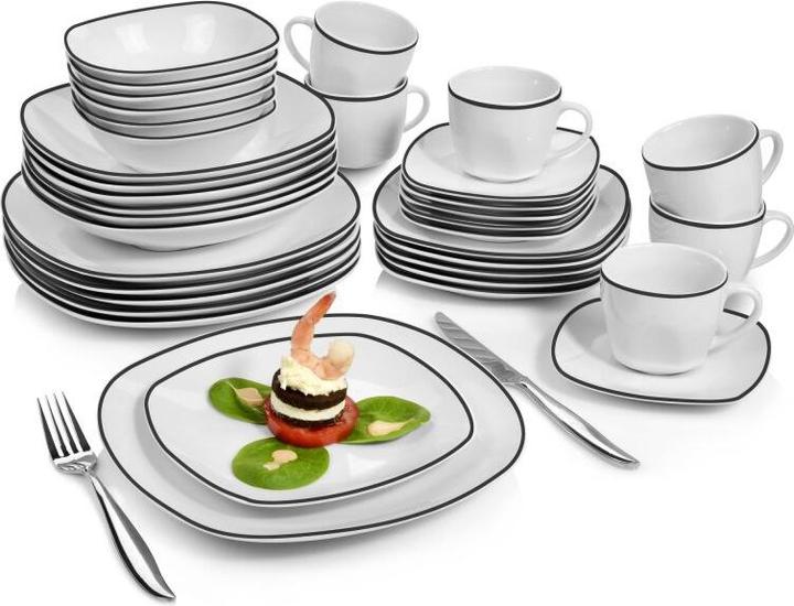 Image du produit Sänger Service de vaisselle Bilgola Black Rim (36 pièce(s))