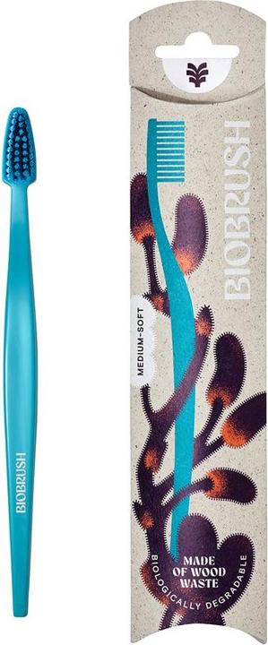 Berlin biobrush Zahnbürste Erwachsene blau (Moyen, 1 x)