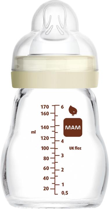 Produktbild MAM Feel Good Glasflasche assortiert (260 ml)