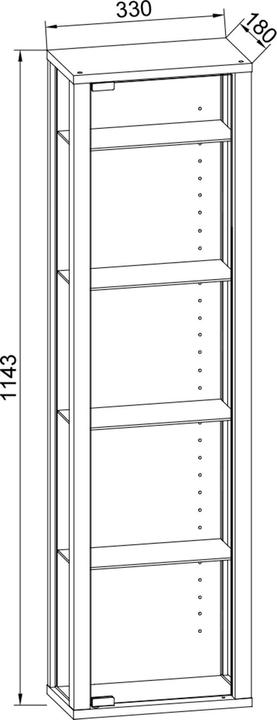 Immagine prodotto VCM Edana (115 x 33 x 18 cm)