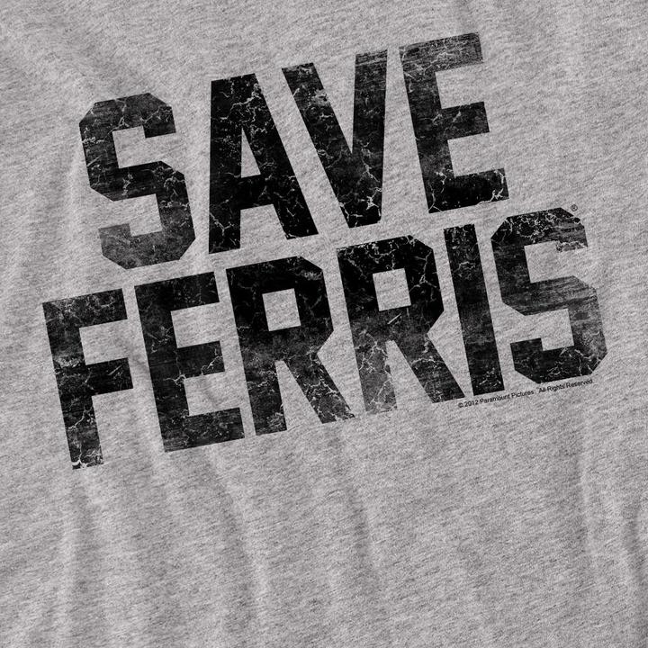Image du produit Ferris Bueller´s Day Off Ferris Bueller's Day Off - T-shirt SAVE FERRIS - Adulte (S)