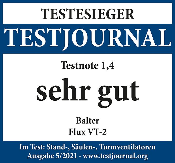Produktbild Balter Turmventilator VT-2, 120cm, Anthrazit