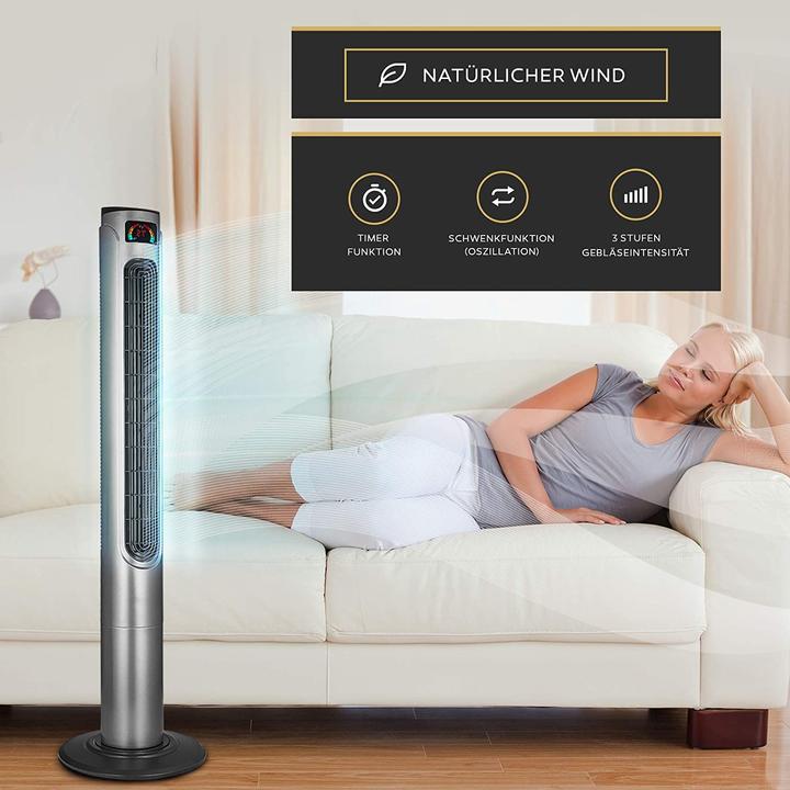 Produktbild Balter Turmventilator VT-2, 120cm, Anthrazit