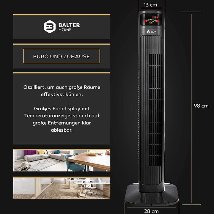 Image du produit Balter Ventilateur de tour VT-3, 98cm (43 dB)