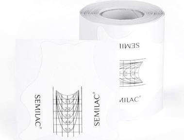 Actual product image Semilac Nail Extension Stencil 100 Pieces for Slim Gel and Acrylic Nails Finish (Body gel)