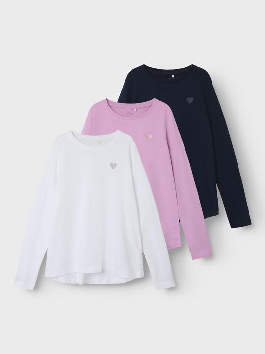 Image du produit Name it Lot de 3 tops loose fit à manches longues (104)