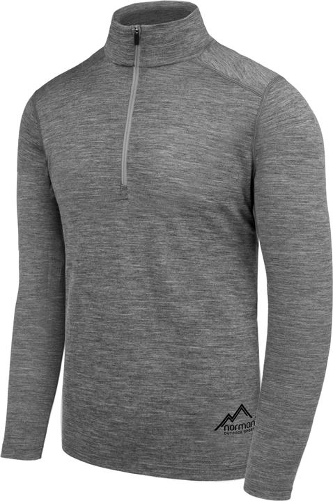 Actual product image Normani Herren Merino Langarm mit 1/4 Zipper Canberra (M)