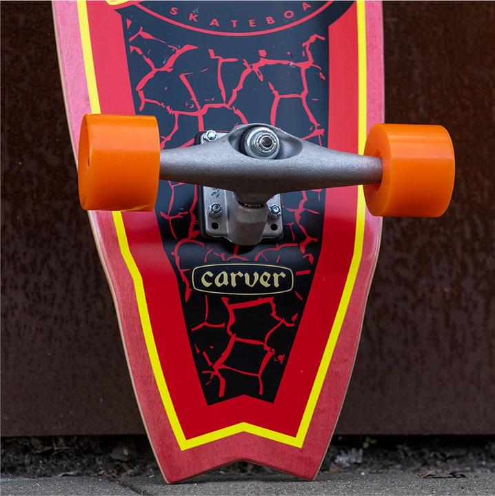 Produktbild Santa Cruz Flame Dot Shark Surf Skate Carver CX (31.52")