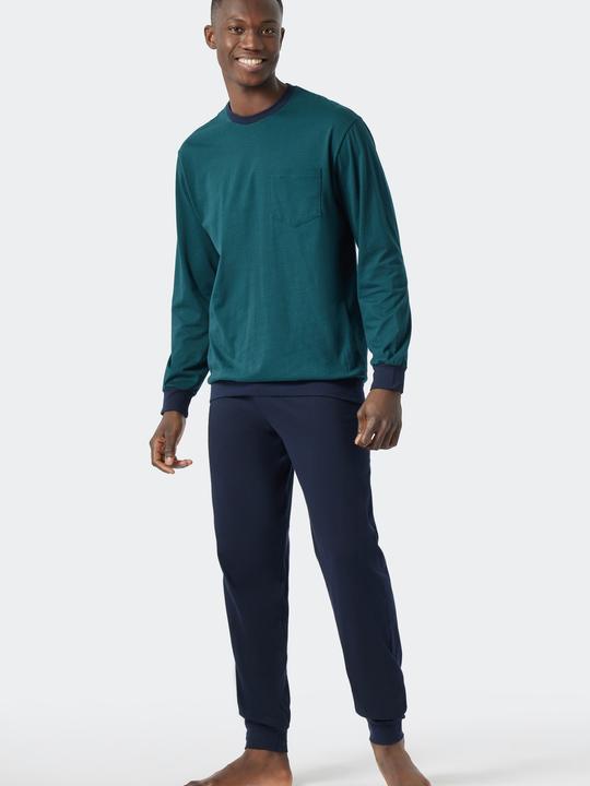 Actual product image Schiesser Essentials Nightwear Pyjamas Long Sleeve (M)