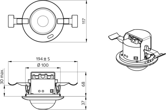 Image du produit BEG Détecteur de présence PD4-M-2C-Hos-FR 92760 (12 m)
