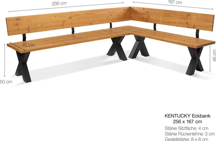 Immagine prodotto Möbel-Eins Kentucky (256 cm)