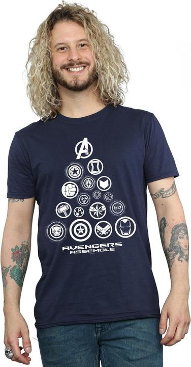 Produktbild Avengers Endgame Pyramid Icons TShirt (L)