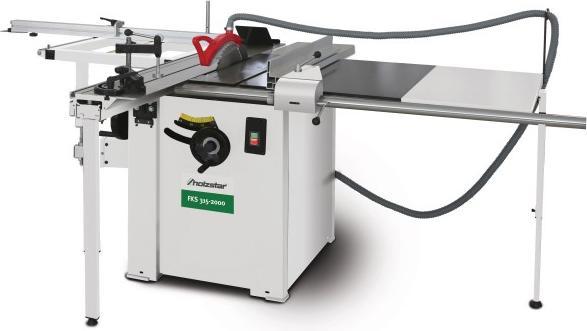 Productafbeelding Holzstar FKS315-2000 E 400V schuiftafelzaag met snijmechanisme Lengte 2.000mm