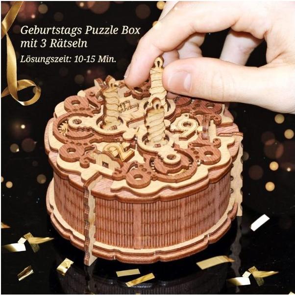 Produktbild iDventure Rätselspiel Puzzlebox - Birthday Cake (Deutsch)
