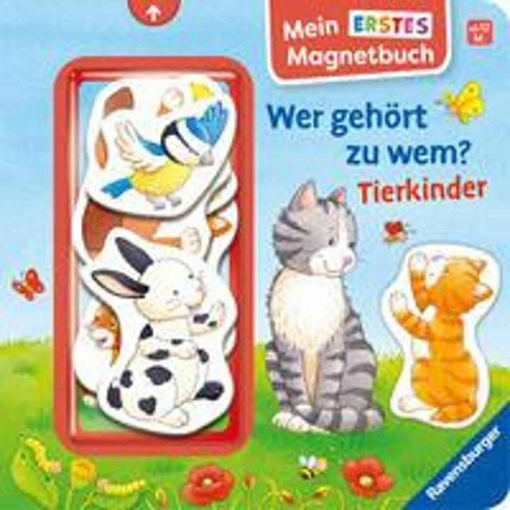 Produktbild Ravensburger Mein erstes Magnetbuch: Wer gehört zu wem? Tierkinder - Magnet-Spielbuch ab 12 Monaten, Kinderbuch (Deutsch)
