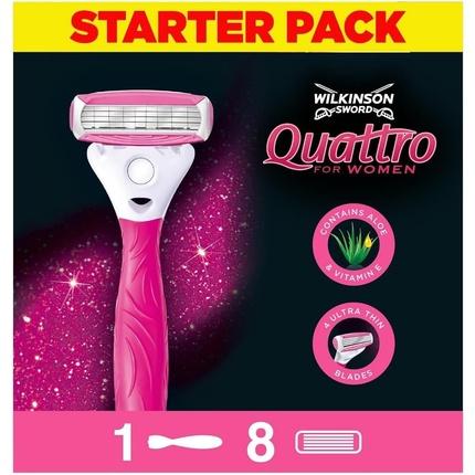 Immagine prodotto Wilkinson WILKINSON Quatro for Woman maszynka do golenia + 7 wkładów