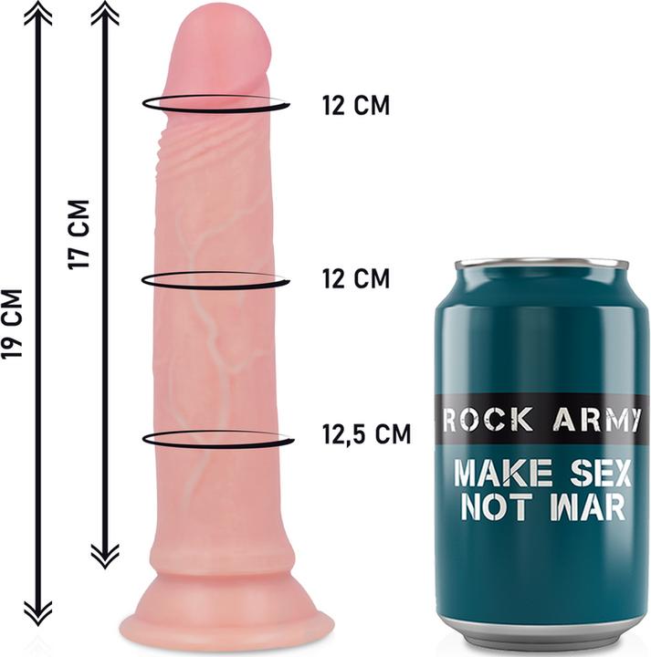 Produktbild Rock Army ROCKARMY - HARNESS + FLÃoeSSIGER SILIKONDILDO PREMIUM AVENGER 19 CM -O- 3.98 CM