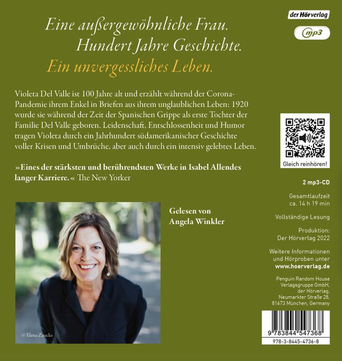 Image du produit Violeta (Isabel Allende, Allemand)